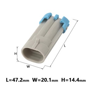 <strong>2</strong> Pin <strong>Way</strong> <strong>Delphi</strong> Waterproof Electric Jet Valve Plug Automobile Male Female <strong>Connector</strong> 12162343 12052644 DJ7024B-1.5-21/11 - Product Image 5