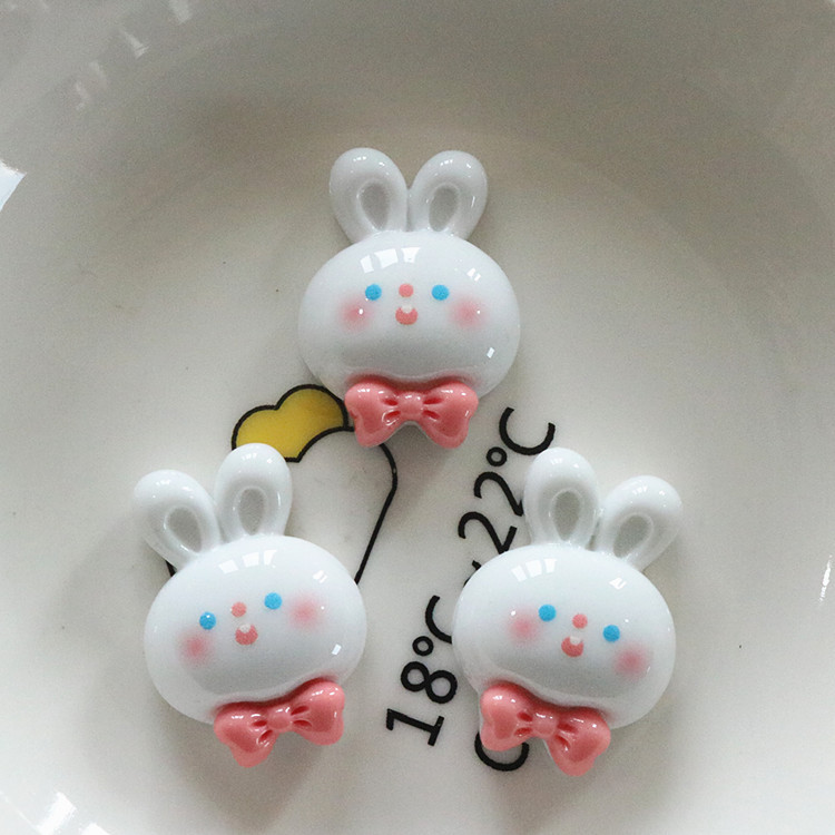 Bright face - bow tie rabbit white