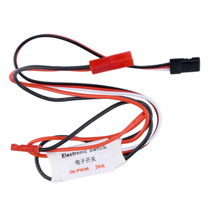 20A interruttore elettronico a telecomando ad alta corrente 3-30V modello aereo protezione impianti RC Drone pompa acqua controllo segnale PWM - Product Image 2