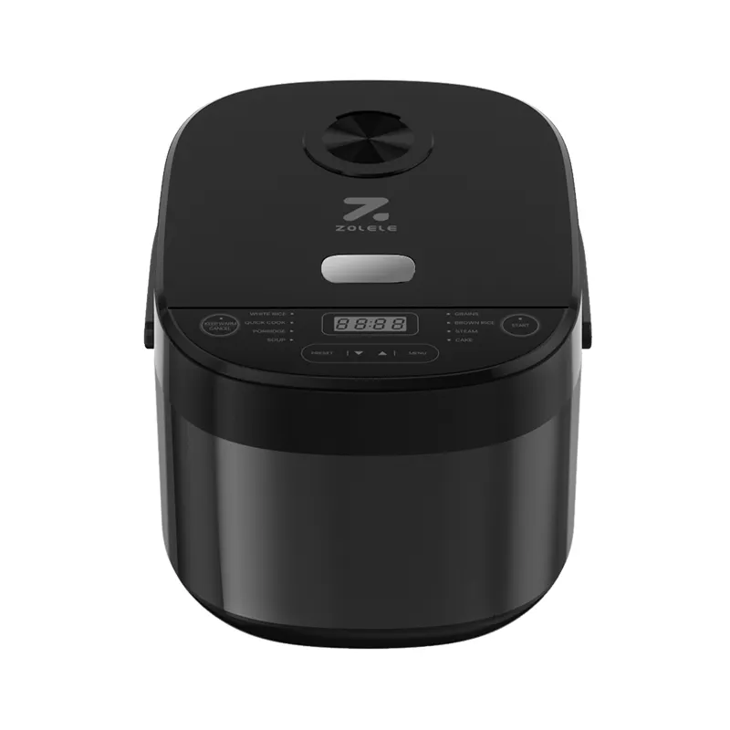 BOMIDI ZB600 olla arrocera 5L Cocina eléctrica antiadherente con vapor 8 menús principales LCD táctil Multi Cocina Para el hogar y el restaurante