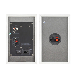 アクティブ木製USB SD MMCカードワイヤレスステレオサウンドノート50W RMS出力4オームHi-Fi Hifi本棚スピーカー - Product Image 5