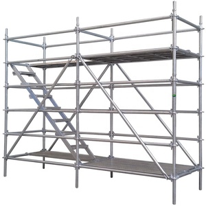 Andamio Ringlock galvanizado estándar de estilo moderno para construcción de fábrica Ledger End Ringlock Andamio Layher