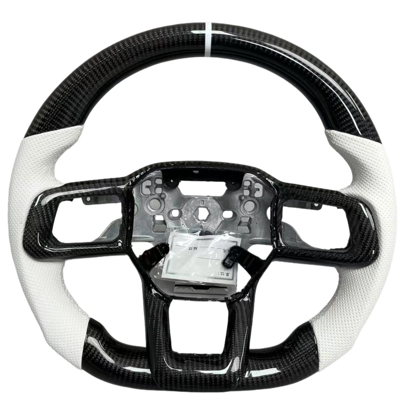 Cuero perforado + fibra de carbono