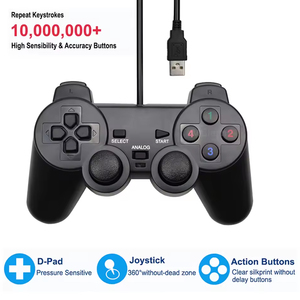 PC <strong>Computer</strong> Laptop USB Wired Gaming Controller Gamepad Joystick for WinXP Win 7 Win8 Win10 <strong>Control</strong> - Product Image 4
