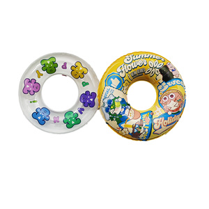 Llavero flotante personalizado llavero flotante de plástico llavero para barcos PVC inflable Mini anillo de natación llavero - Product Image 1