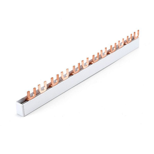 <strong>Busbar</strong> Terminal <strong>U</strong>-<strong>type</strong> 2P Bus bar Copper Terminal Copper Brass Terminal Block 63A FORK <strong>Type</strong> <strong>Busbar</strong> - Product Image 3