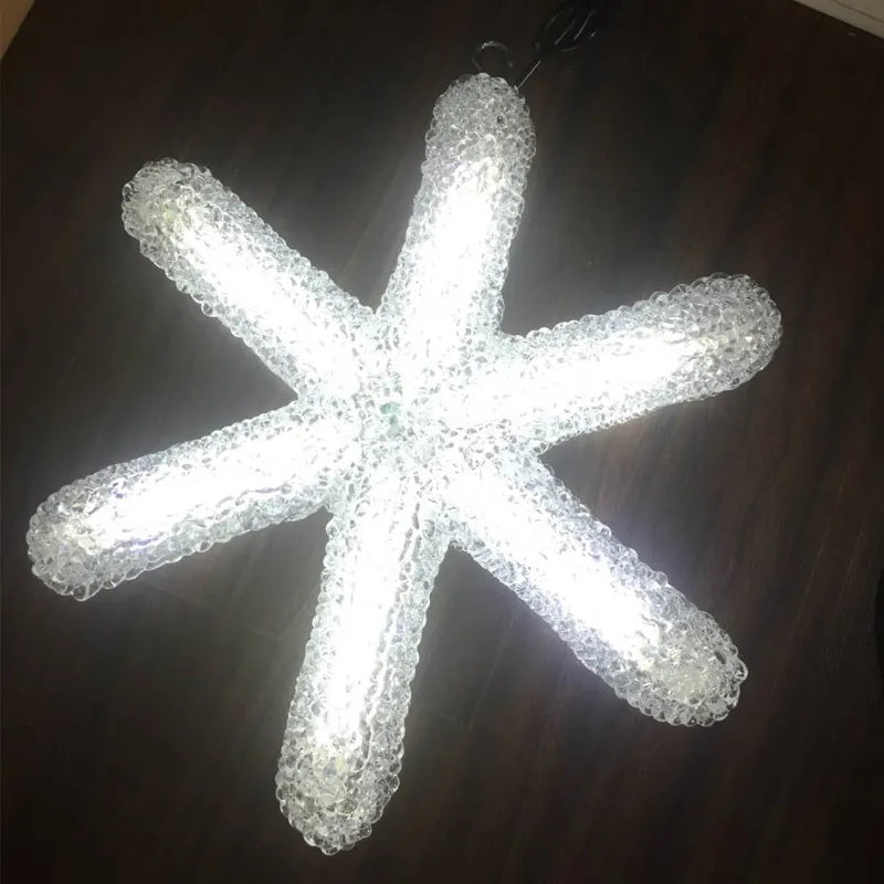 Kerst Decoratie Outdoor 12V Led Motif Sneeuwvlok Licht Met Meteor Sneeuwvlok Licht
