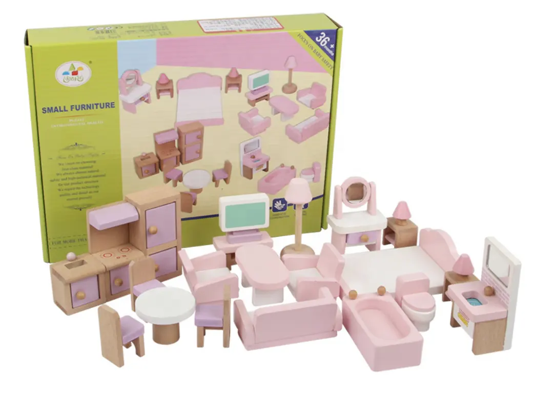 Habitação Mobiliário Mini Brinquedos para Crianças e Crianças 3 + Anos
