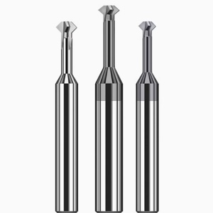 Pah kırma kesiciler yukarı ve aşağı freze karbür 4 flüt freze kesicisi çelik işleme ve alüminyum işleme için - Product Image 3