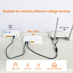 Dc Ups Poe Mini Ups DC9V12V POE 48V USB5V блок питания с Dc Poe Mini Ups для Wi-Fi маршрутизатора ONU GPON - Product Image 5
