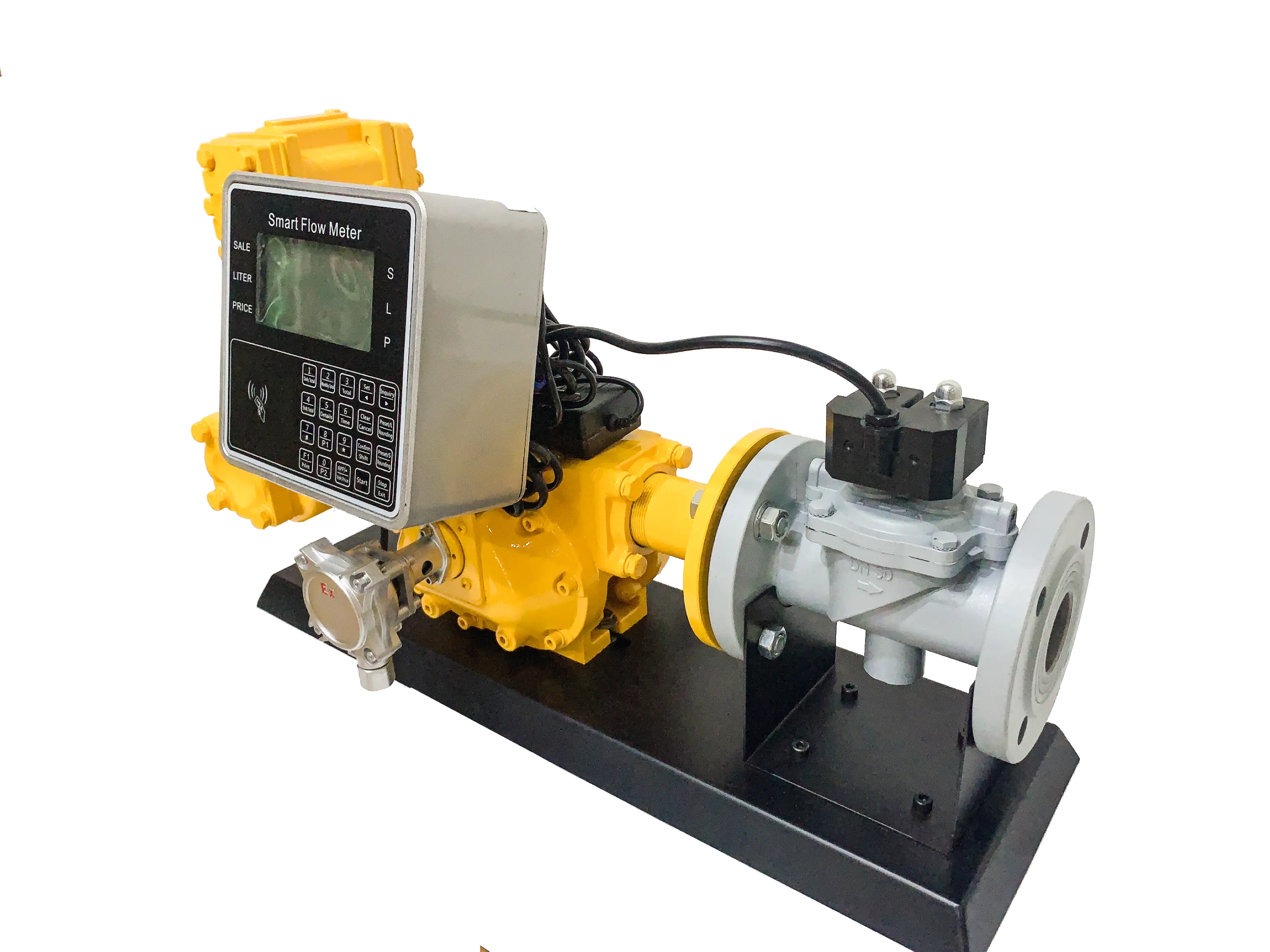 Meteran aliran pipa elektronik untuk meteran aliran industri minyak dan gas untuk komponen dispenser bahan bakar