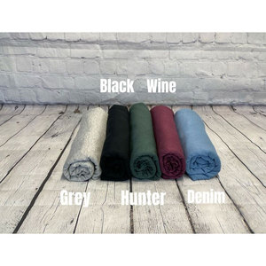 Bán Buôn Giá Rẻ Màu Sắc Đồng Bằng Căng 100 Tre Bông Chải Đan Lông Cừu Mùa Đông Pháp Terry Vải Vải Của Sân - Product Image 5