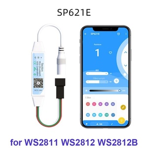Адресный SP616/620/621/623/624E Мини Красочный Bluetooth музыкальный контроллер для Rgbic светодиодная лента для мобильного приложения пульт дистанционного управления - Product Image 4