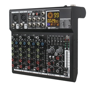 6 kanal Phantom 48V MR400 DSP dijital çoklu efekt İşlemci gücü Mini ses mikseri - Product Image 5