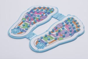 Plastik ayak masajı akupunktur noktası refleksoloji masaj matı kan dolaşımını akupunktur ayak masajı uyarır plaka levha - Product Image 2