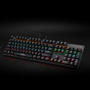Teclado Bosston-Teclado mecánico con cable para jugadores, iluminación trasera de eje rojo de alta calidad - Product Image 3