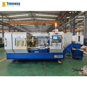 Torno de roscado de tubos CNC de alta calidad, torno de campo de aceite de doble husillo para torneado de tuberías, máquina de torno de Control FANUC para Metal - Product Image 5