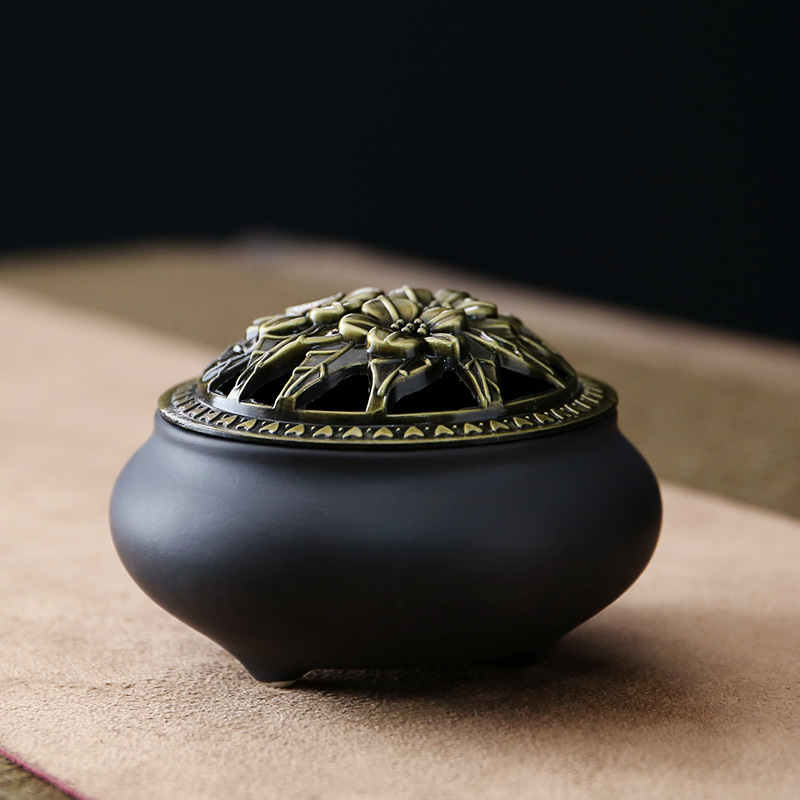 Lotus cubierta negro-Enviar algodón ignífugo pequeña