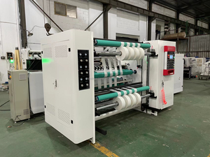 Máquina de rebobinado de corte longitudinal Jumbo de papel Kraft de alta velocidad con sistema de descarga automática y control de tensión - Product Image 5