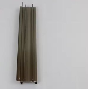 Marco de perfil de aluminio con recubrimiento en polvo anodizado personalizado de alta calidad Serie 6000 para ventana de vidrio fija - Product Image 3