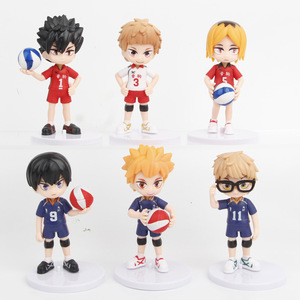 6pcs/set Movie PVC Anime Action Figures <strong>Haikyuu</strong> <strong>Toy</strong> Action Doll Plastic Model <strong>Toys</strong> Cake Topper Juguetes Mas Populares