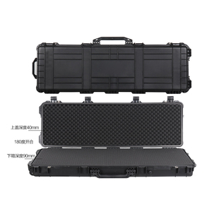 大尺寸户外通用防水长工具箱手提箱塑料硬箱带轮子工具箱 - Product Image 3