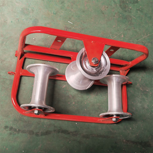 Rope Roller Cable Pulley Sheaves Angled Crossarm Mounted <strong>Stringing</strong> <strong>Block</strong> Angled <strong>Stringing</strong> <strong>Block</strong> - Product Image 4