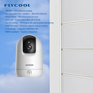 3MP WiFi PTZ H950E IP IP摄像机，带夜视和运动检测360视图报警推送移动应用程序支持 - Product Image 4