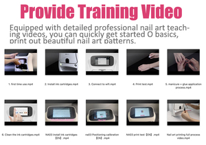 Xách tay 3D kỹ thuật số thông minh ai móng tay máy in tự động 10 giây in điện cung cấp điện - Product Image 5