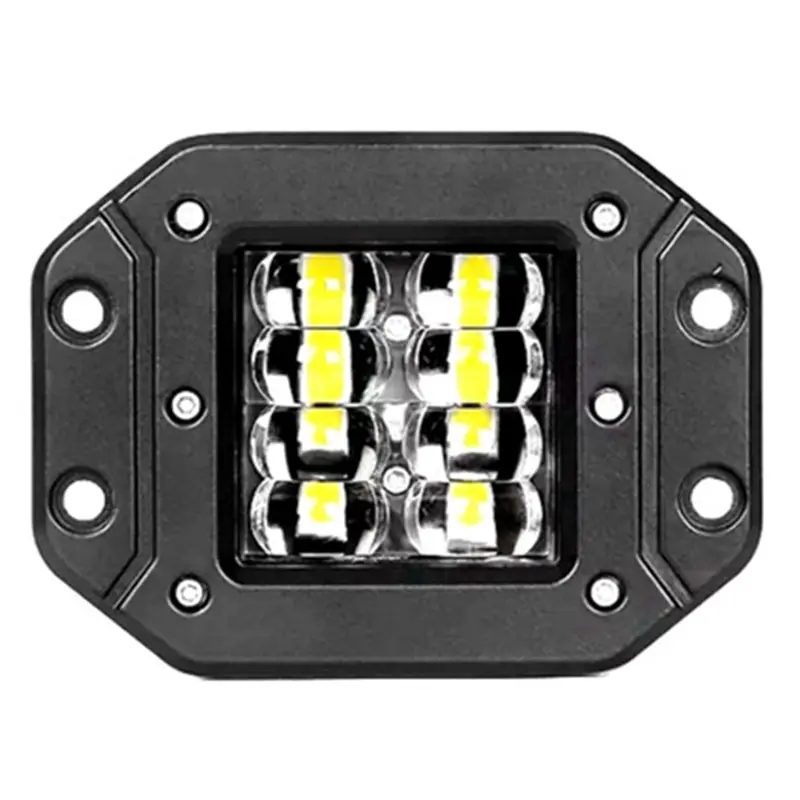 24W 5 "הר פלאש LED עבודה אור בר אחורי פגוש הפוך תרמילי 4-שורה LED נהיגה אורות עבור משאית רכב