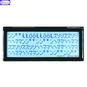 El fabricante vende Módulo de pantalla LCD de 5,1 pulgadas 146*62,5 MM 20*4 de caracteres de gran tamaño IC AIP31066 puerto paralelo - Product Image 2