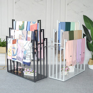 Trung Tâm Mua Sắm Đa Tầng Khăn Hiển Thị Giá Đồ Nội Thất Khăn Tay Treo Hiển Thị Đứng Kim Loại Thép Không Gỉ Hiển Thị - Product Image 4