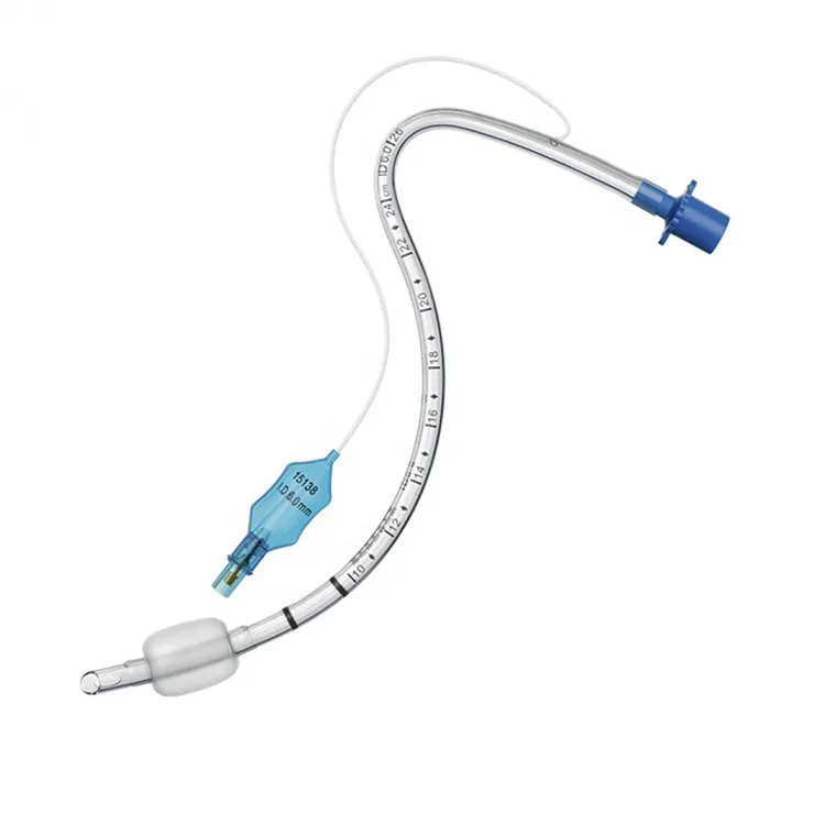 Tubo endotraqueal reforzado nasal oral desechable médico competitivo de alta calidad