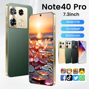 解锁定制原始笔记40专业智能手机16gb + 1TB安卓13.0法语操作高清108MP全球定位系统LTE欧盟游戏插头 - Product Image 3