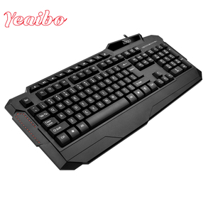 Wired USB Interface Quiet Business <strong>Computer</strong> <strong>Multimedia</strong> Internet Cafe Peripheral Backlit Gaming Color Office Gaming <strong>Keyboard</strong> - Product Image 4