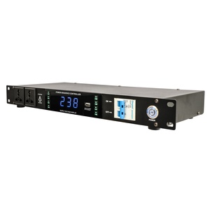 音频系统会议系统PS-99PLUS新面板黑色10路电源序列控制器 - Product Image 3