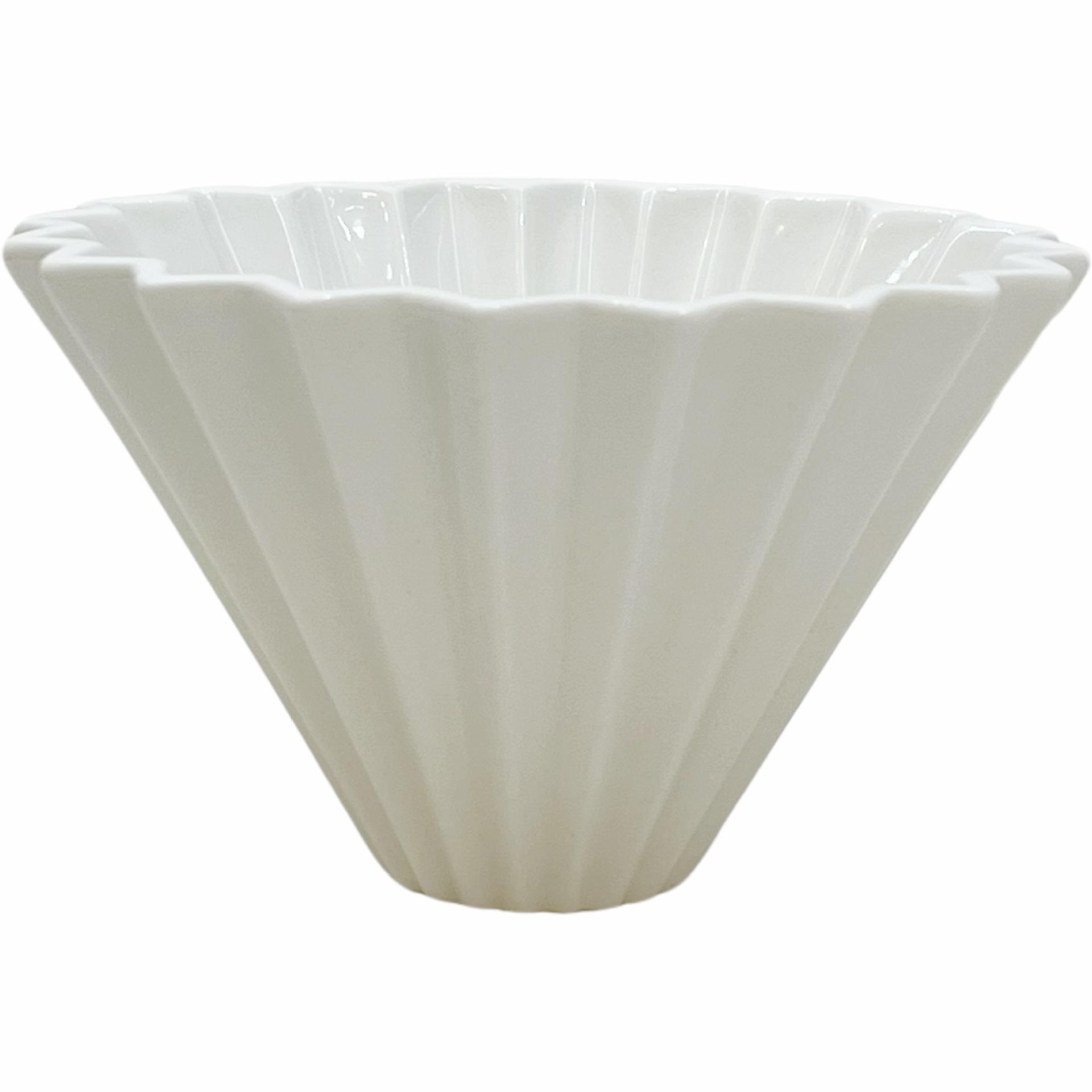 Tasse de filtre blanche