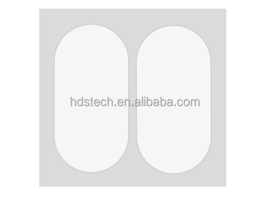 Large oval sticker 6 * 3cm 2/piece