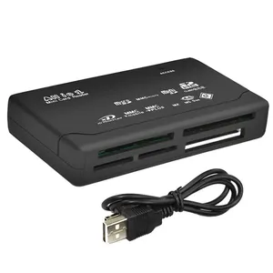 USB All-in-One bellek 6 kart yuvaları ile kart okuyucu adaptörü altı bağlantı noktalı şifre kutusu TF/CF/SD/MMC/MS/XD kartları ile uyumlu - Product Image 2