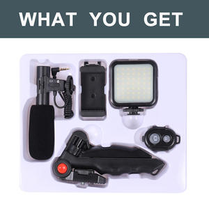 Smartphone and Camera Vlogging Studio <strong>Kits</strong> Video Shooting Photography Led Light Vlogging <strong>Kit</strong> - Product Image 3