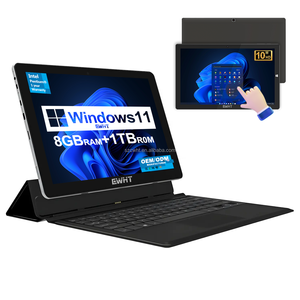 Wholesale J3455 8GB Ram 1TB Rom Detachable Online Touchscreen 2 in 1 Student Laptop Tablet Window 11 Tablet with Keyboard - Product Image 1