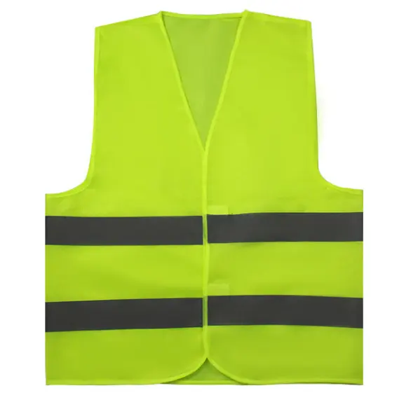 Panik satın alma hi-viz güvenlik üniforma reflektör bant güvenlik ekonomik ceket güvenli yansıtıcı yelek Logo ile