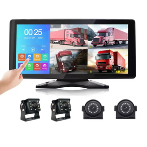 Chất lượng cao 4K 10.36 inch 4-kênh sao lưu hệ thống <span class=keywords><strong>camera</strong></span> với màn hình cảm ứng 4 cái 1080P AHD máy ảnh DVR Ghi cho RV/Xe Tải/xe buýt - Product Image 2