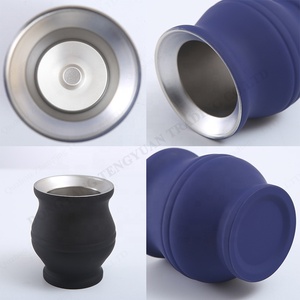 TY 5oz 180ml özel Logo güney amerikan toptan vakum yalıtımlı çay kupa paslanmaz çelik Yerba Mate fincan Bombilla saman ile - Product Image 4
