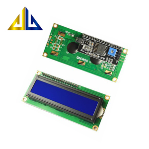 Stock LCD1602 + I2C 1602 16x2 1602A blu/verde schermo IIC/I2C modulo adattatore interfaccia seriale