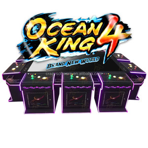 2025最新8人用オーシャンキング4高保持魚ゲーム機新世界木製12Vコイン操作ゲーム工場価格人気 - Product Image 2