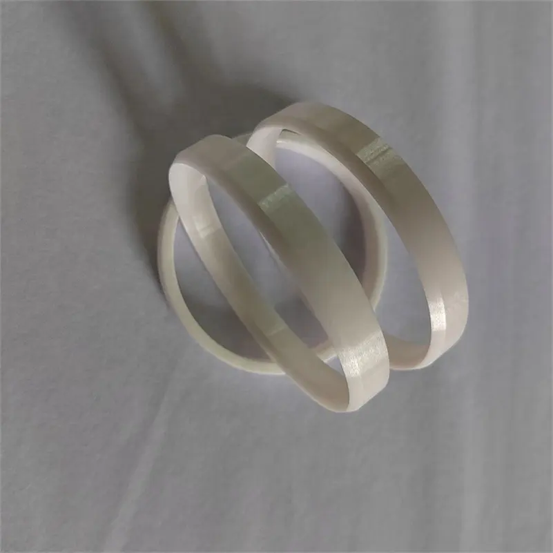 Taille double face 100X90X12MM (ODXIDXH), couleur blanche, anneau en céramique de zircone pour tasse d'impression PAD