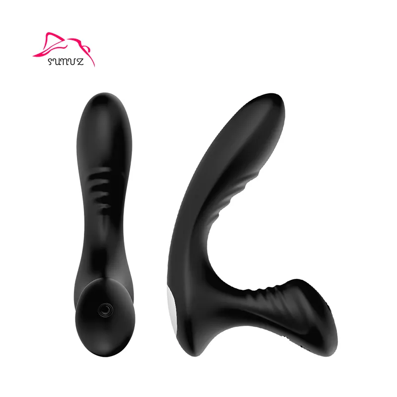 Черный медицинский силиконовый 9 Вибрационный USB перезаряжаемый секс мужские игрушки пенис Анальный вибратор