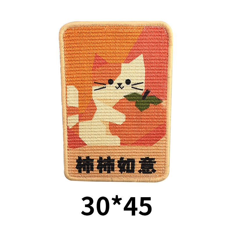 Rascador para gatos de sisal (Caqui para la buena suerte) 30*45