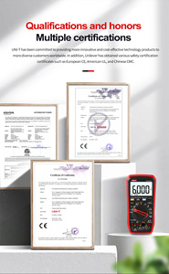 Uni t multimeter דיגיטלי multimeter 1000v מתח קבל בודק אמיתי rms חשמלי רב מטר